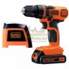 Taladro 20V MÁX + Nivel Láser 360° BLACK & DECKER LD120L-B3