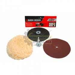 Kit De Pulido Y Disco De Respaldo Black & Decker U1450