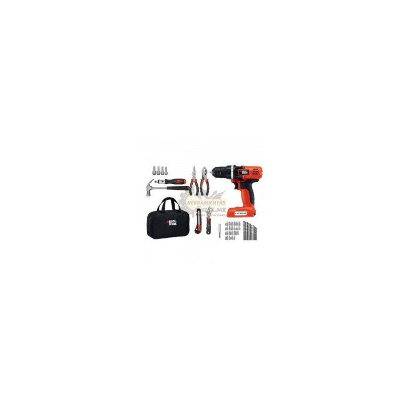 Kit de Taladro Atornillador BLACK & DECKER LDX172PK