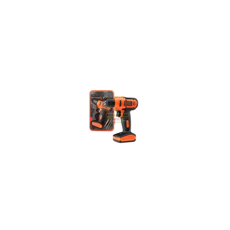 Taladro y tornillo BLACK & DECKER LD12SP-B3