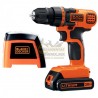Taladro 20V MÁX + Nivel Láser 360° BLACK & DECKER LD120L-B3