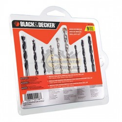 Juego de Brocas para Madera Black&Decker BD0110CS
