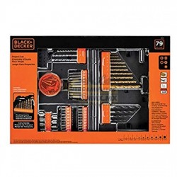 Set de Brocas y accesorios destornillador BLACK & DECKER BDA9279TWRLW