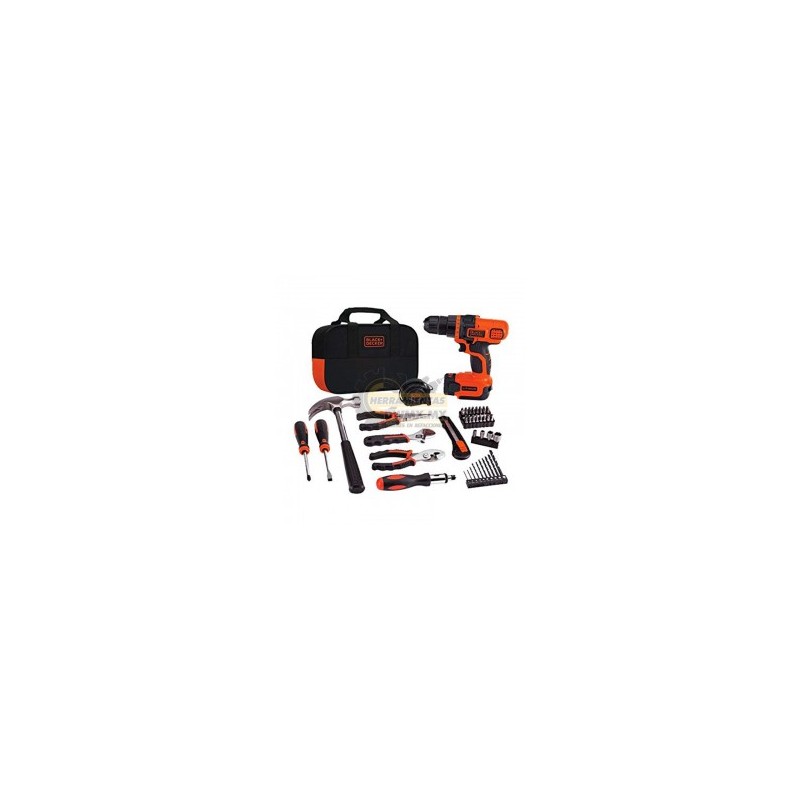 Kit de Taladro + Desornillador BLACK & DECKER LDX112PK