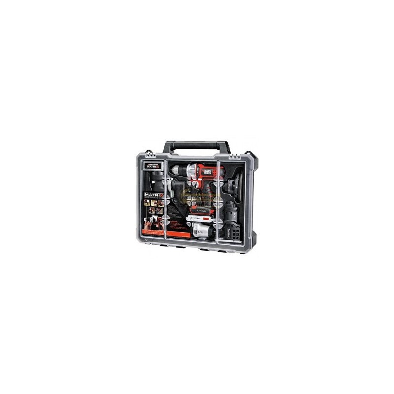 Taladro Matrix MultiHerramienta BLACK & DECKER BDCDMT1206KITC cambio (MTX20K6A)